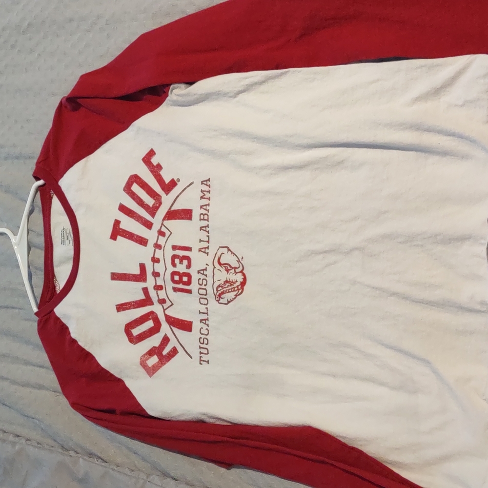 Long sleeve University of Alabama football shirt